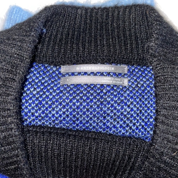 Salma Striped Eyelash Sweater size L - Picture 4 of 4